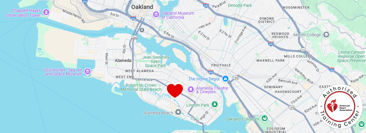 bls cpr classes alameda map