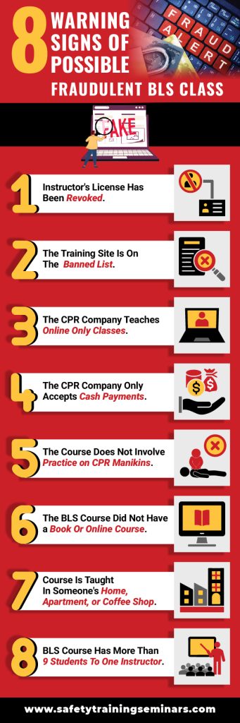 Fraudulent BLS CPR Courses Warning