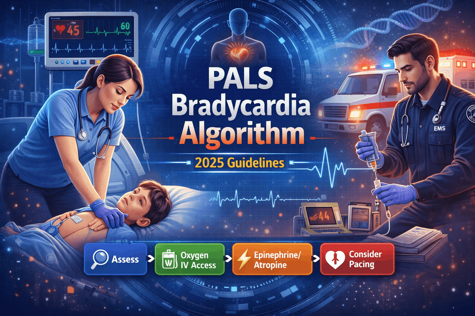 PALS bradycardia management in action (1)
