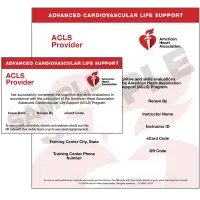 ACLS card